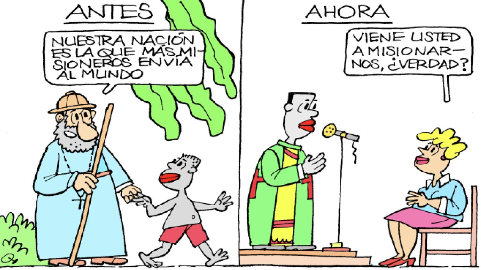 Las misiones antes y ahora