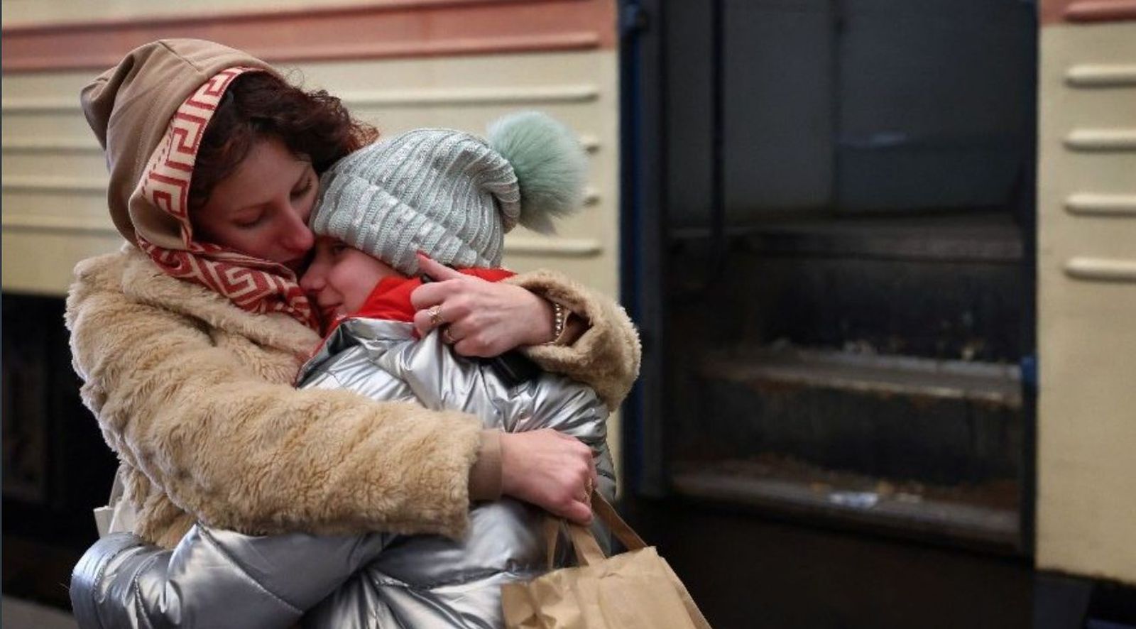 Niños en la guerra de Ucrania