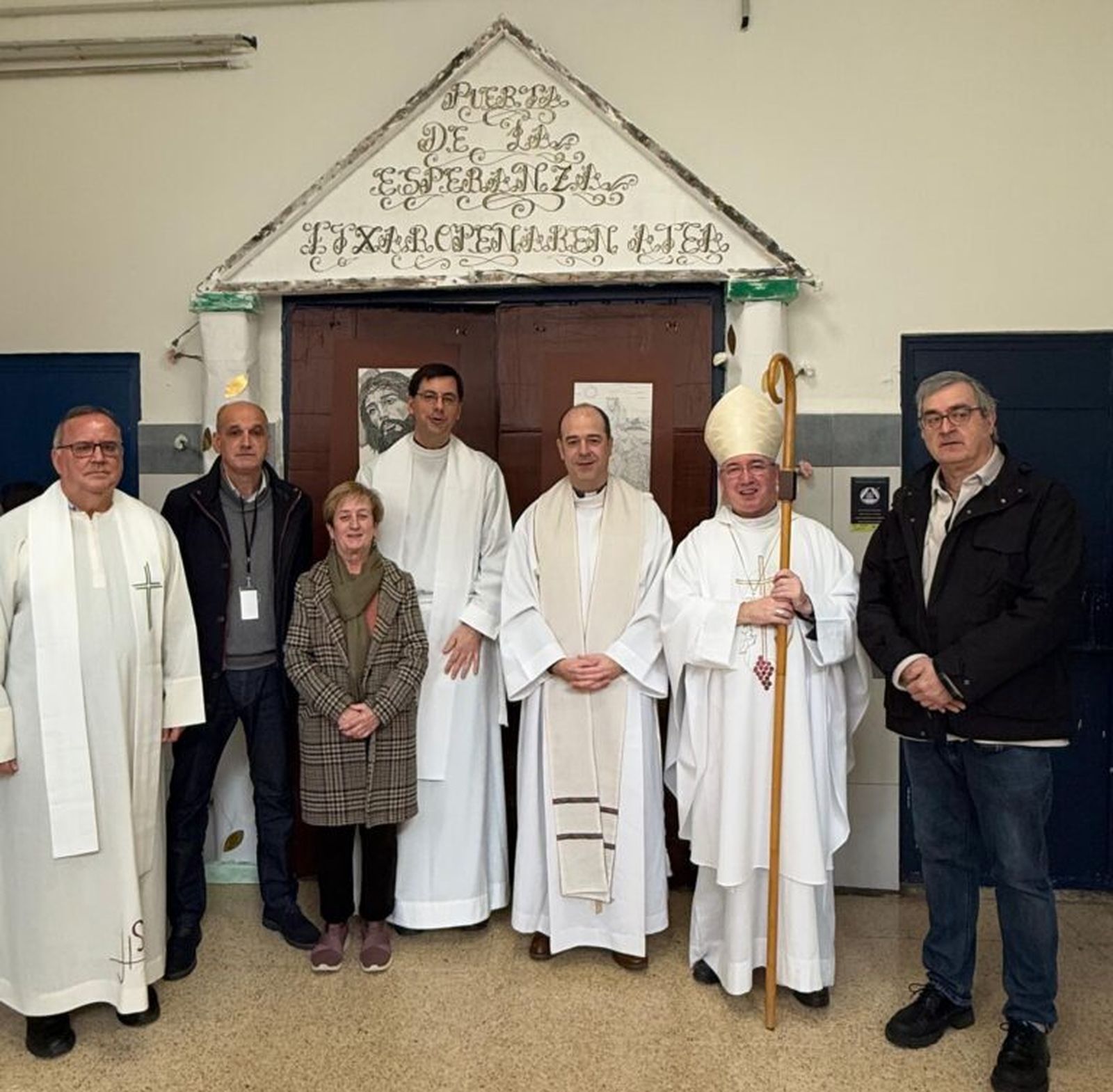 Apertura de la cuarta Puerta Santa en la prisión guipuzcoana de Martutene