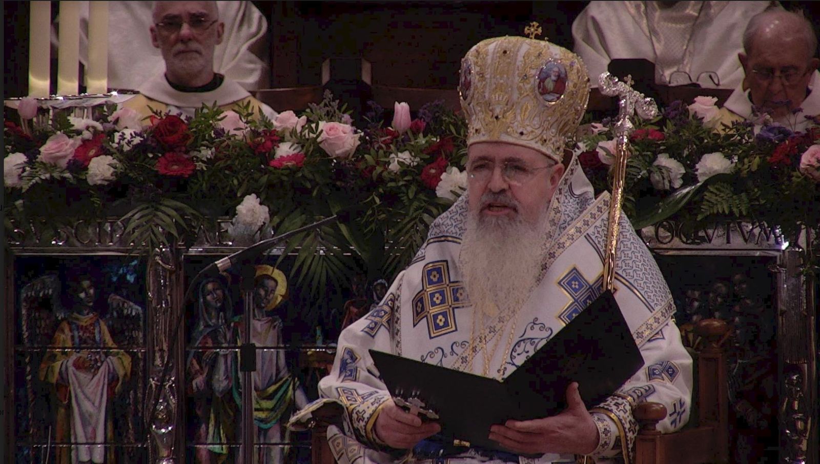 Manel Nin presidiendo la Eucaristía el pasado 27 de abril