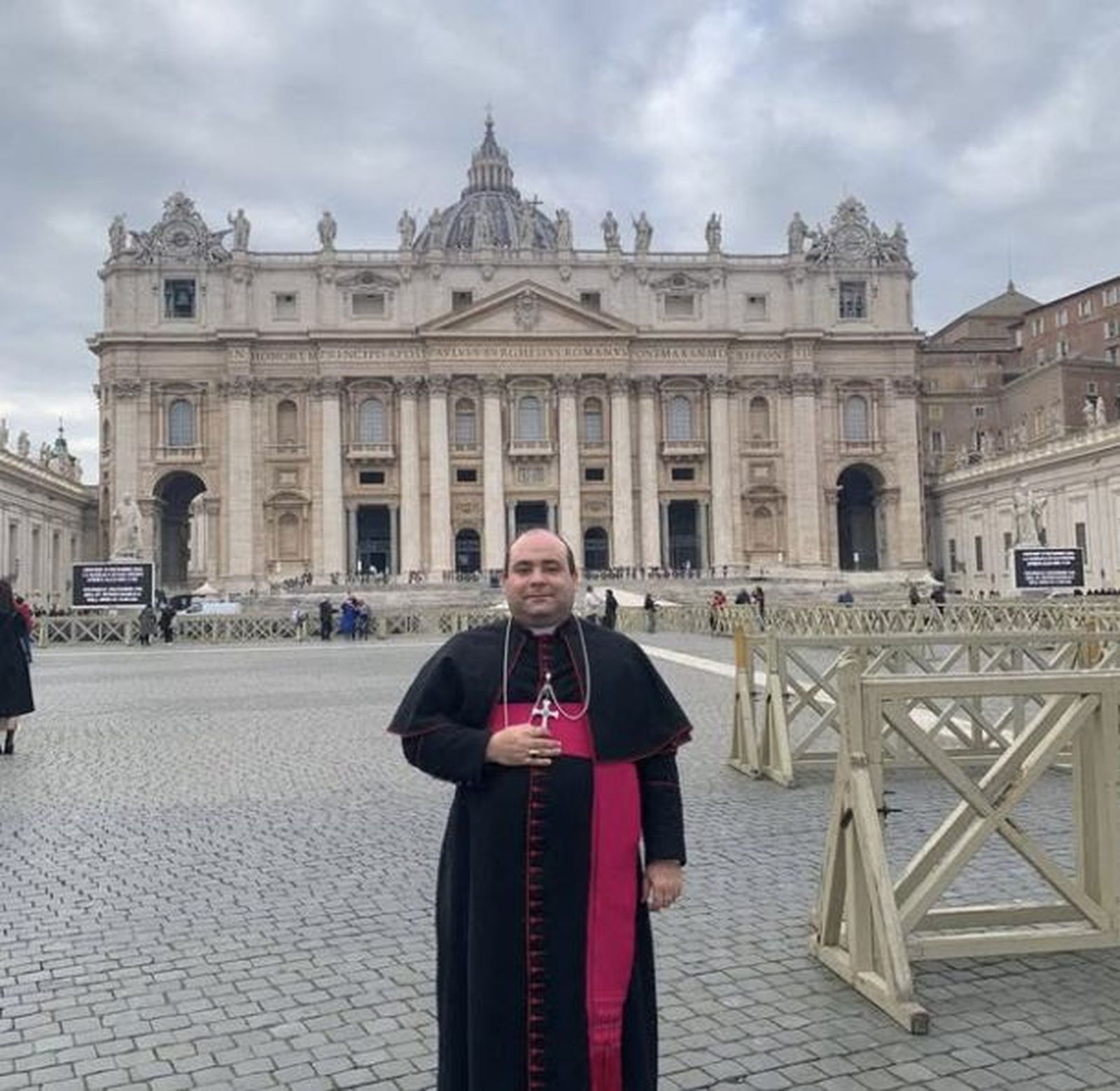 El obispo Ribeiro en San Pedro