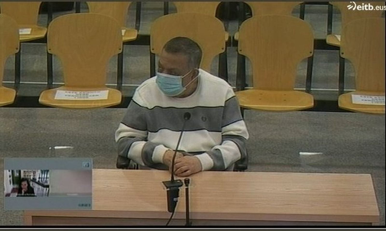 Inocente Montano, durante el juicio