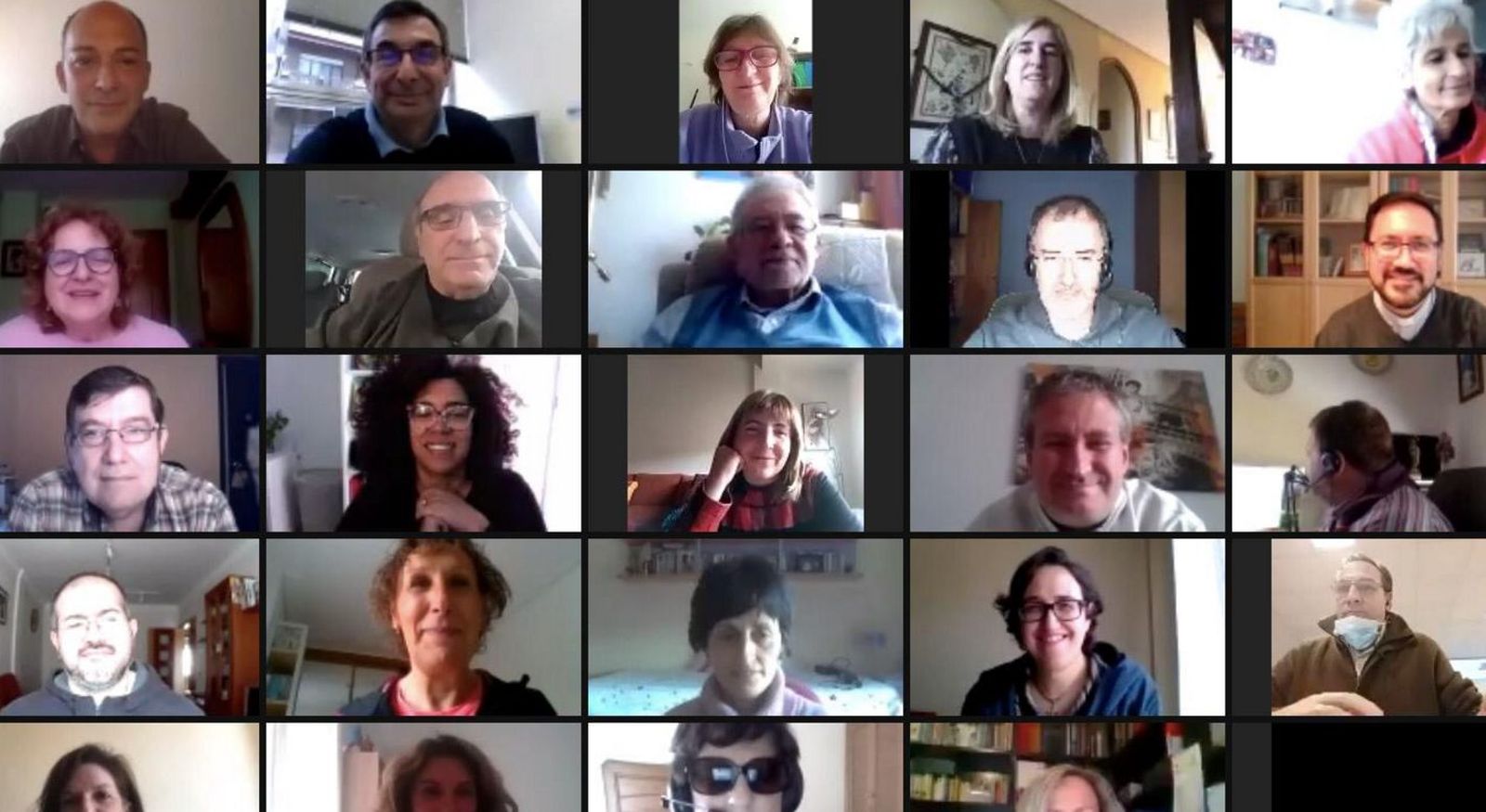 Participantes virtuales en la XLI Jornada Nacional de Apostolado Seglar 2020