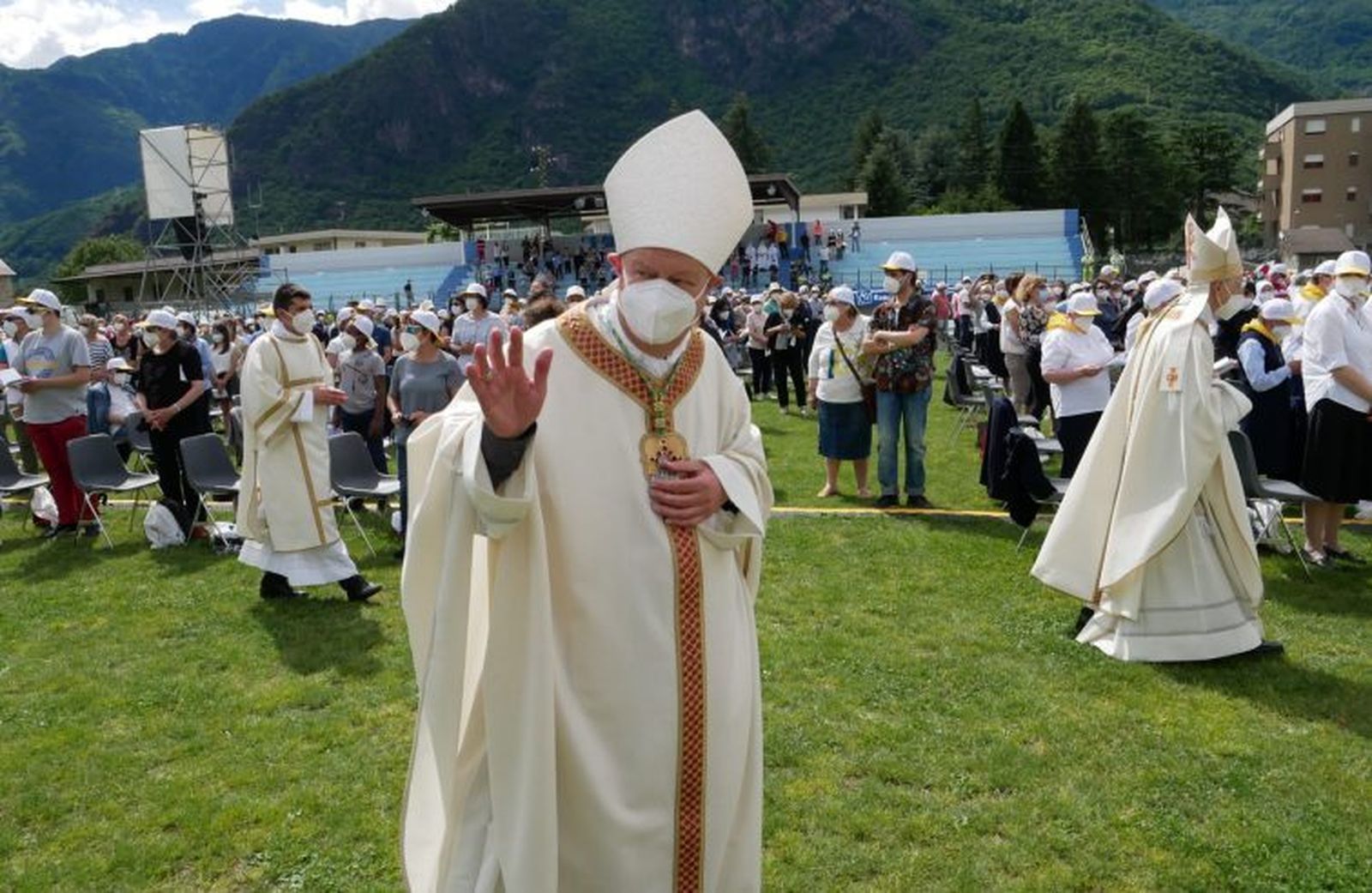Marcello Semeraro, durante la beatificación