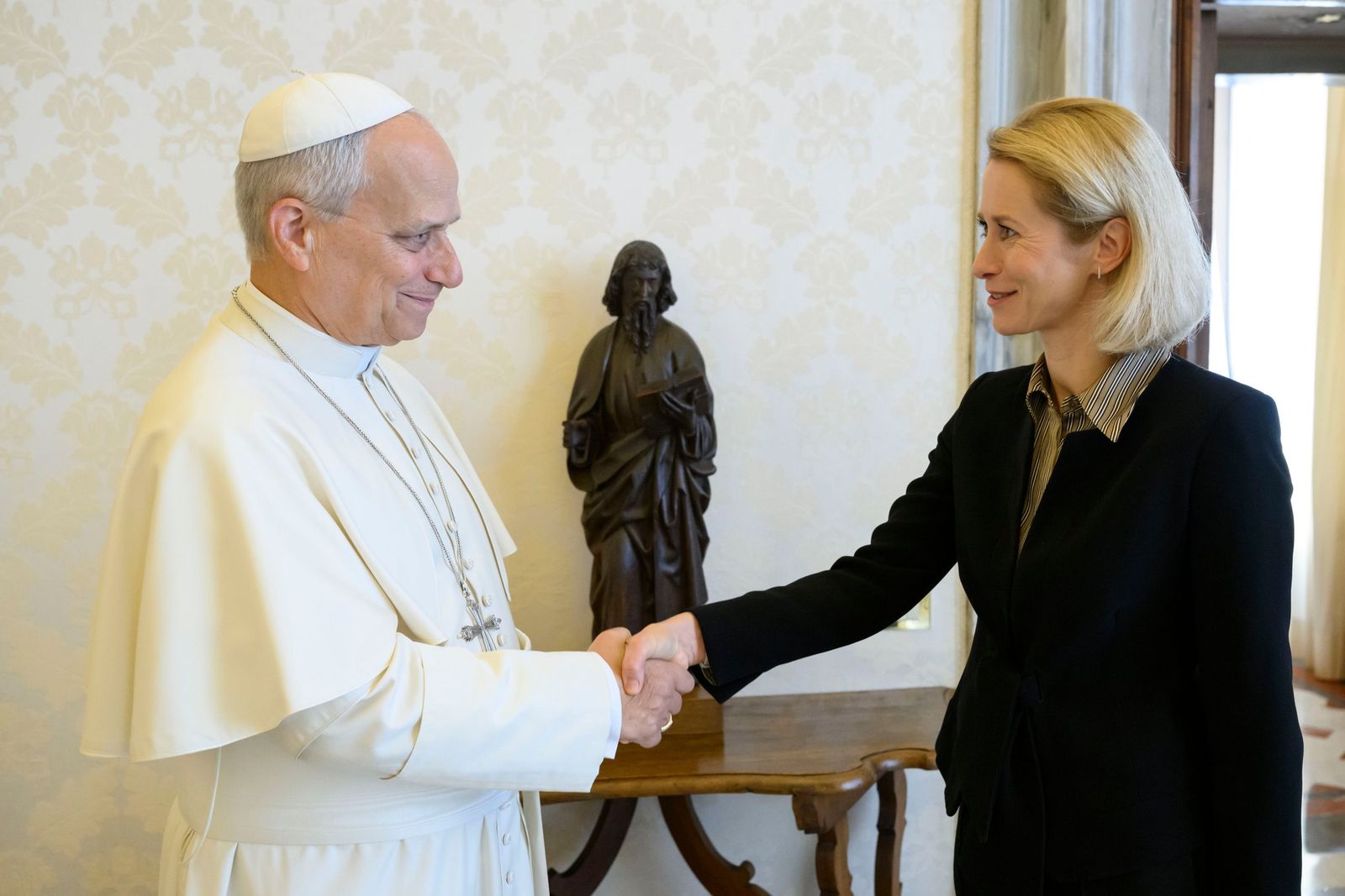 León XIV y Kaja kallas