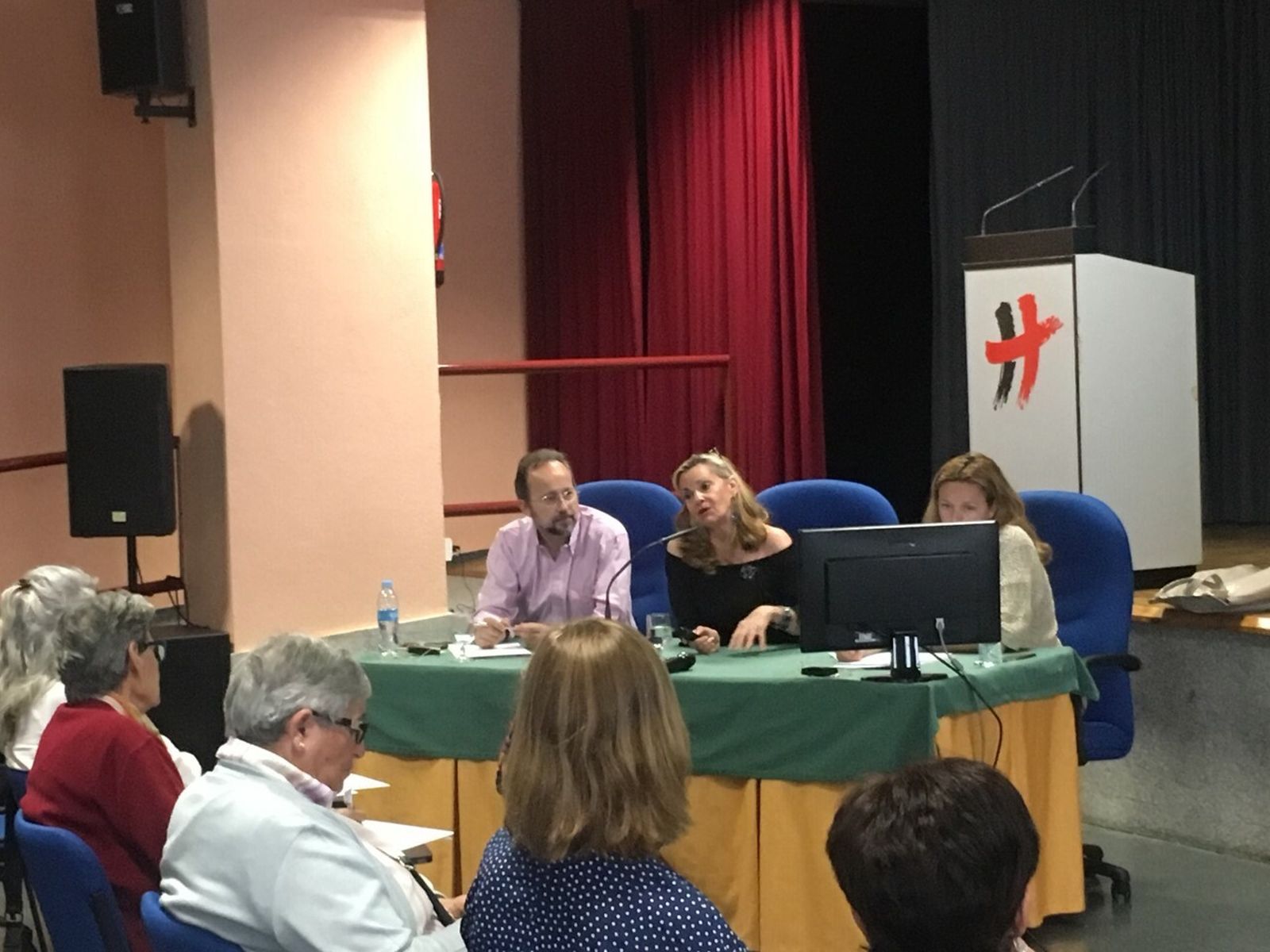 José Carlos Bermejo y Guadalupe Rivera, en el CEHS