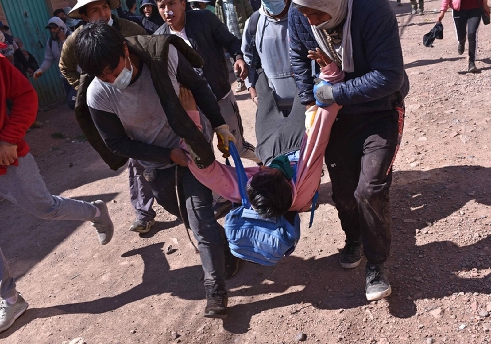 Uno de los heridos en los enfrentamientos