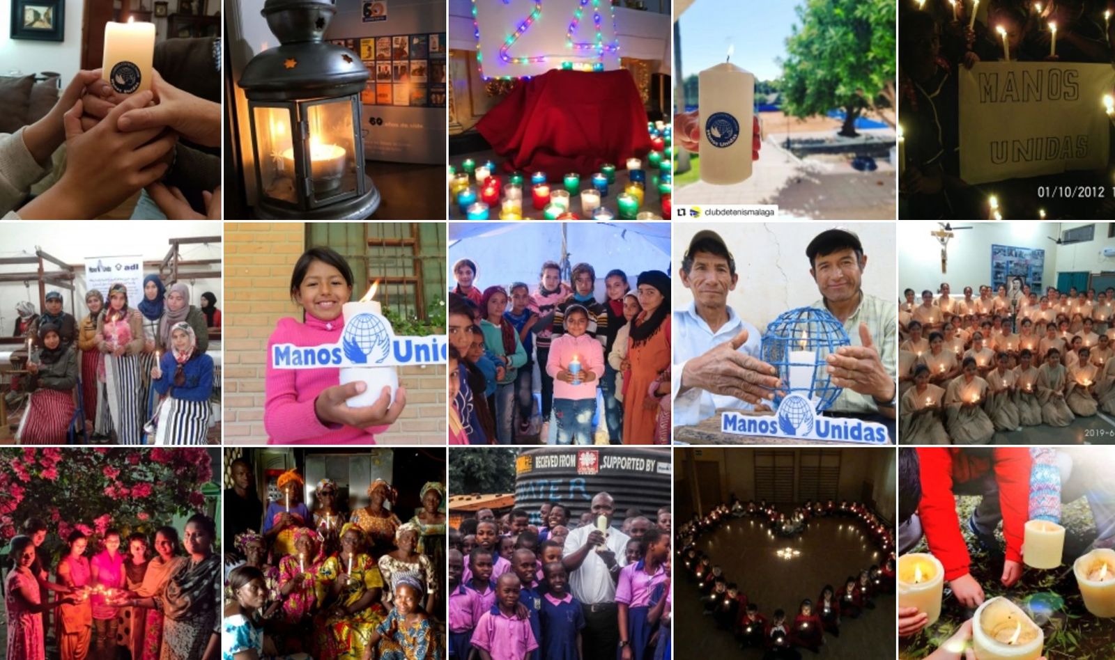 Manos Unidas: velas de esperanza en un mundo mejor