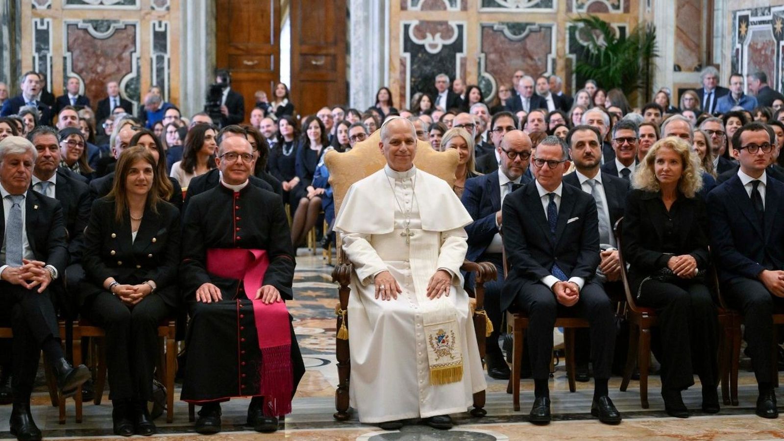 Audiencia de León XIV al Instituto Nacional de Previsión Social Italiano