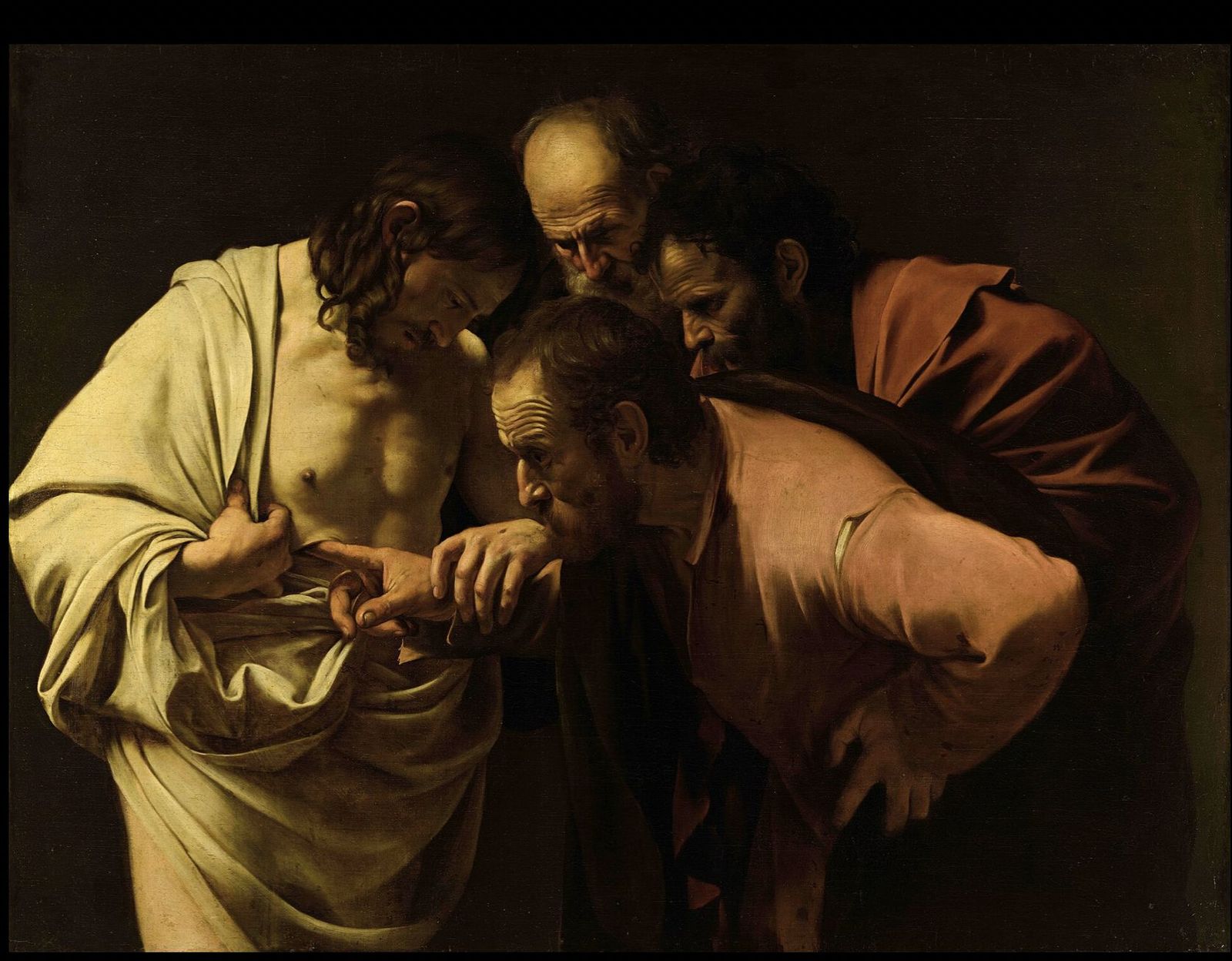 Cuadro 'La incredulidad de santo Tomás', de Caravaggio