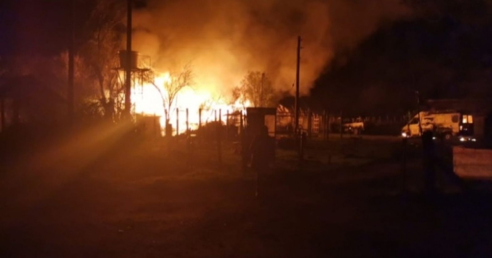 Incendio en la diócesis de Temuco