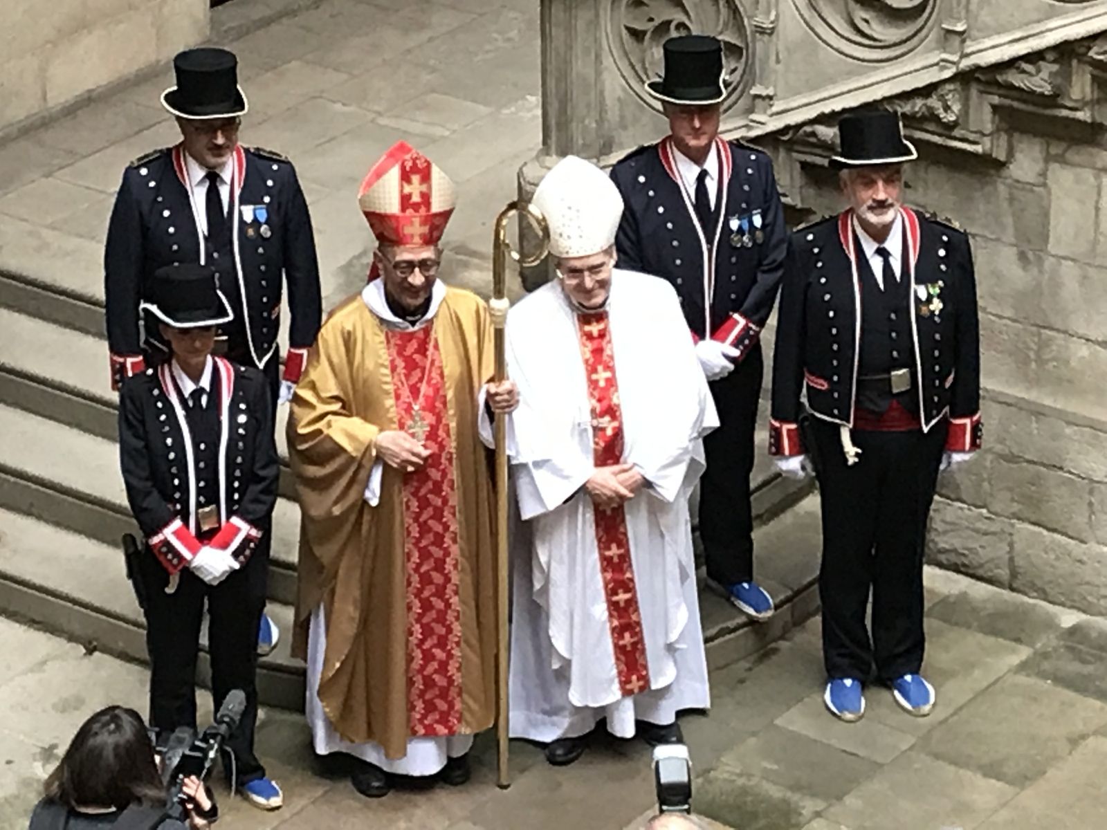 Omella y Sistach, en el palau de la Generalitat