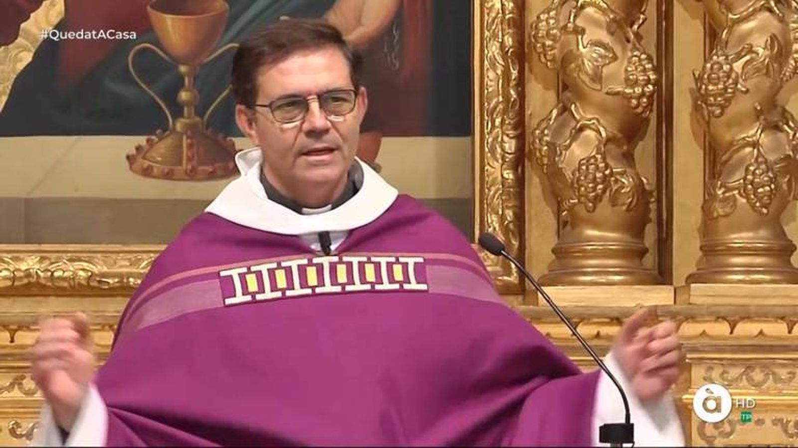 La missa en valencià presidida per Jesús Corbí