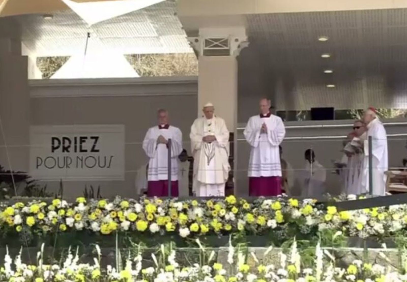 El Papa, en la misa de Mauricio