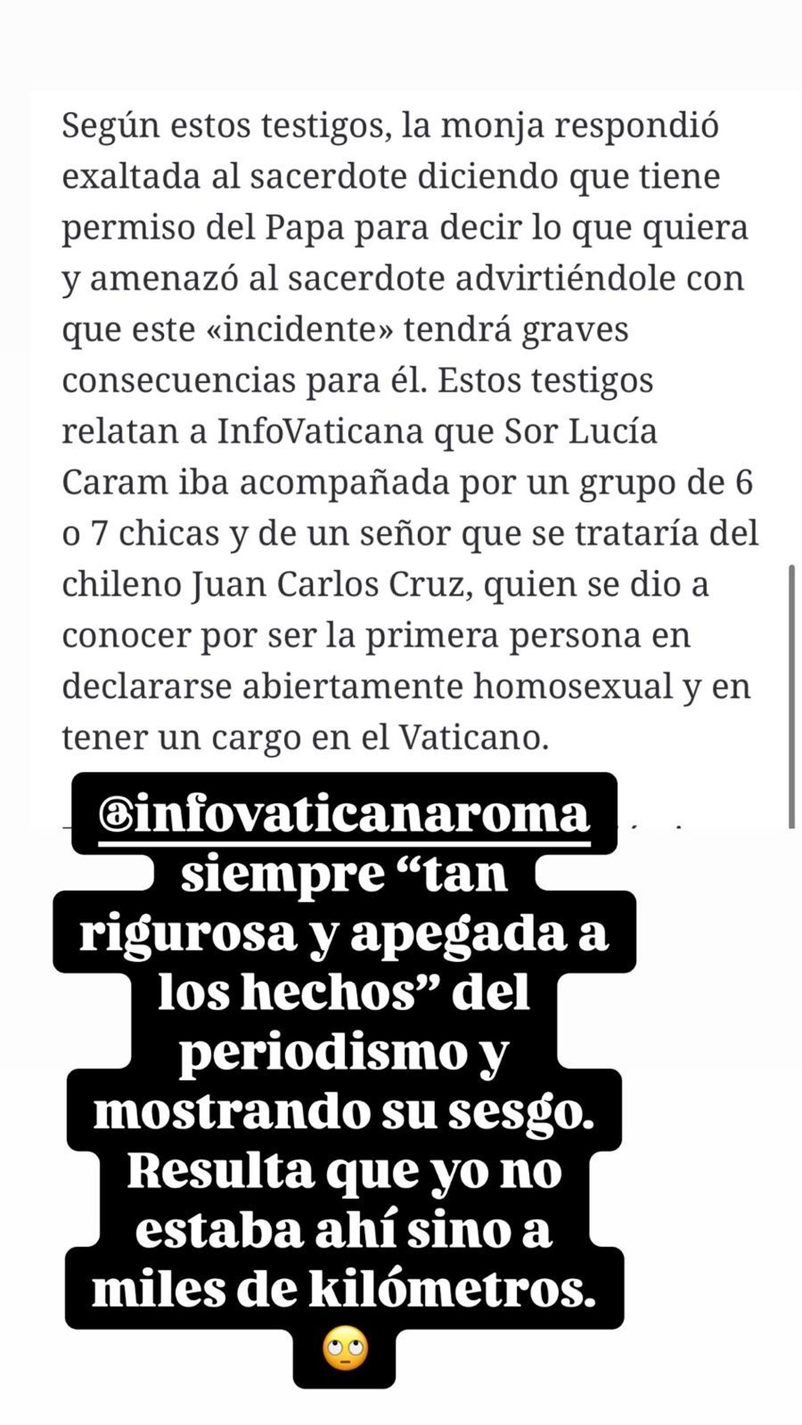 Las mentiras de Infovaticana