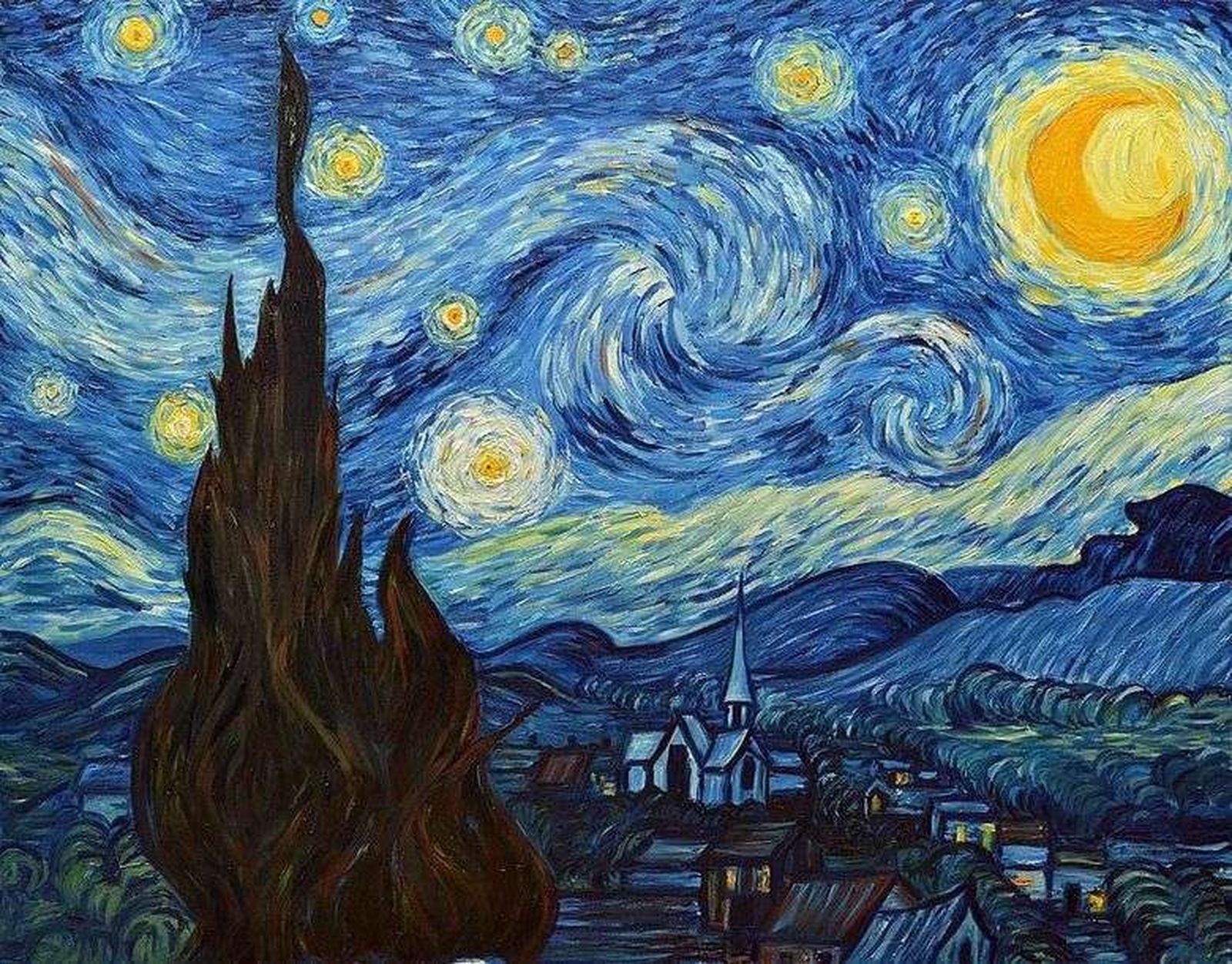 Noche estrellada, de Van Gogh