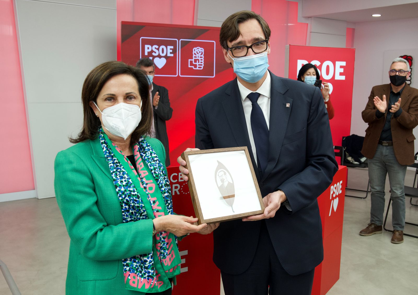 Entrega del Premio Fernando de los Ríos a Salvador Illa