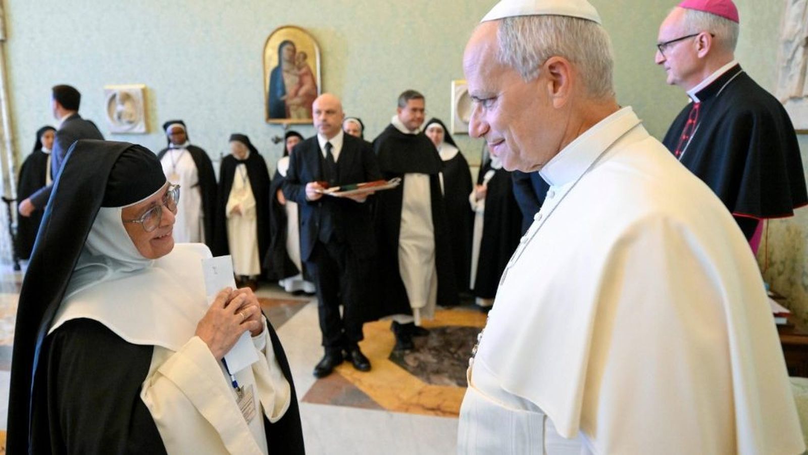 Las monjas contemplativas dominicas, con el Papa
