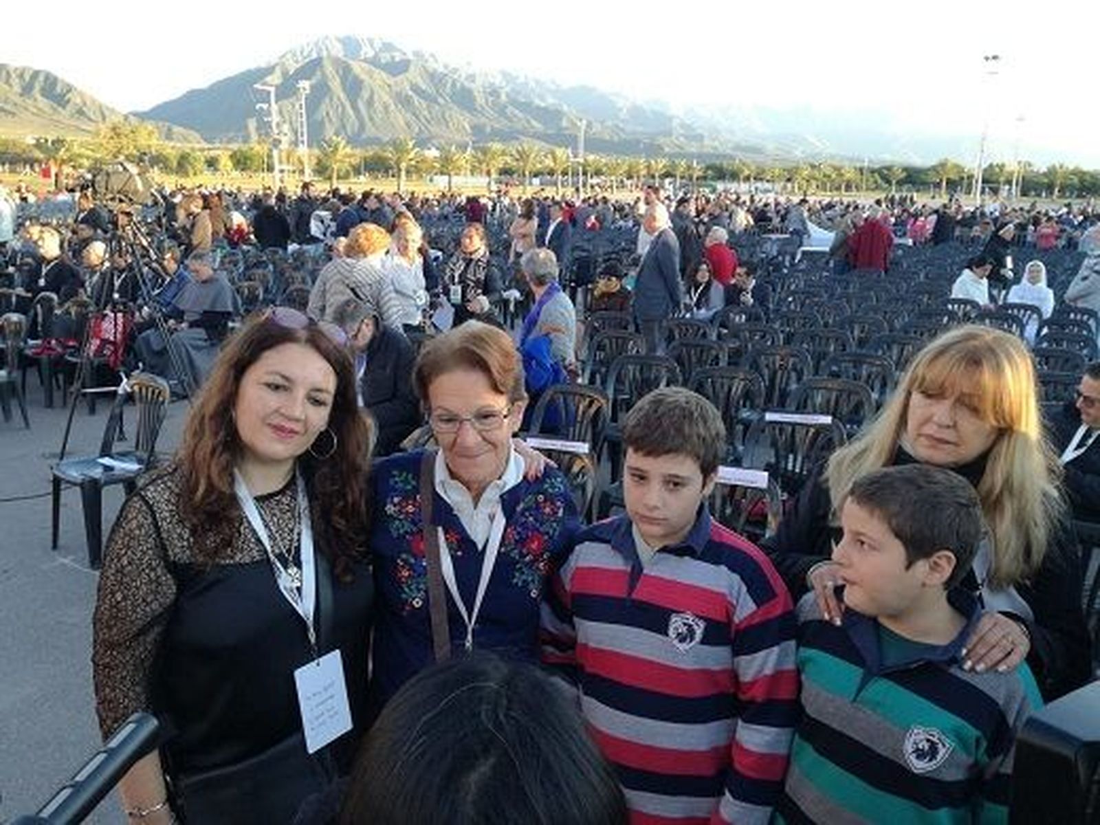 La sobrina de monseñor Angelelli y sus descendientes