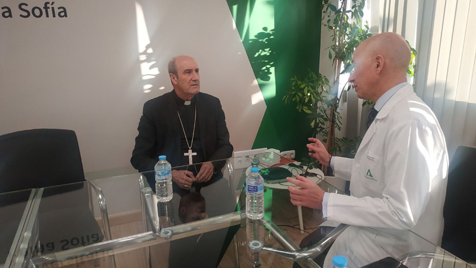 Jesús Fernández en el Hospital Reina Sofía de Córdoba