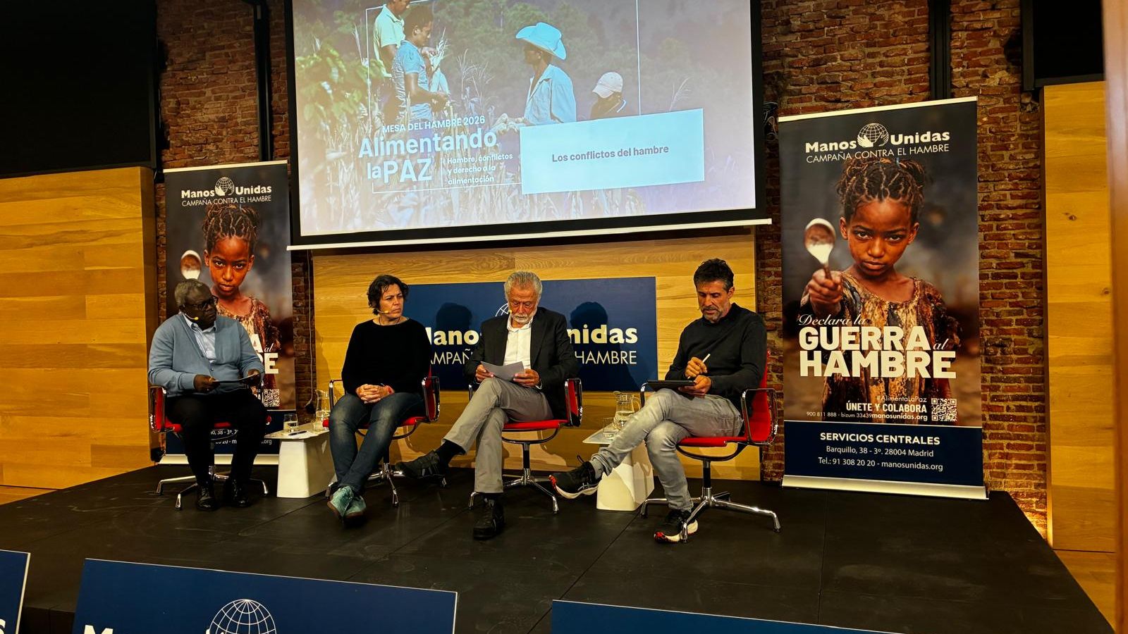 Mesa redonda contra el hambre de Manos Unidas
