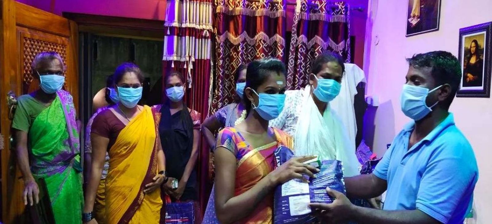 Apoyo durante la crisis a la población transgénero. Salesianos de Tamil Nadu