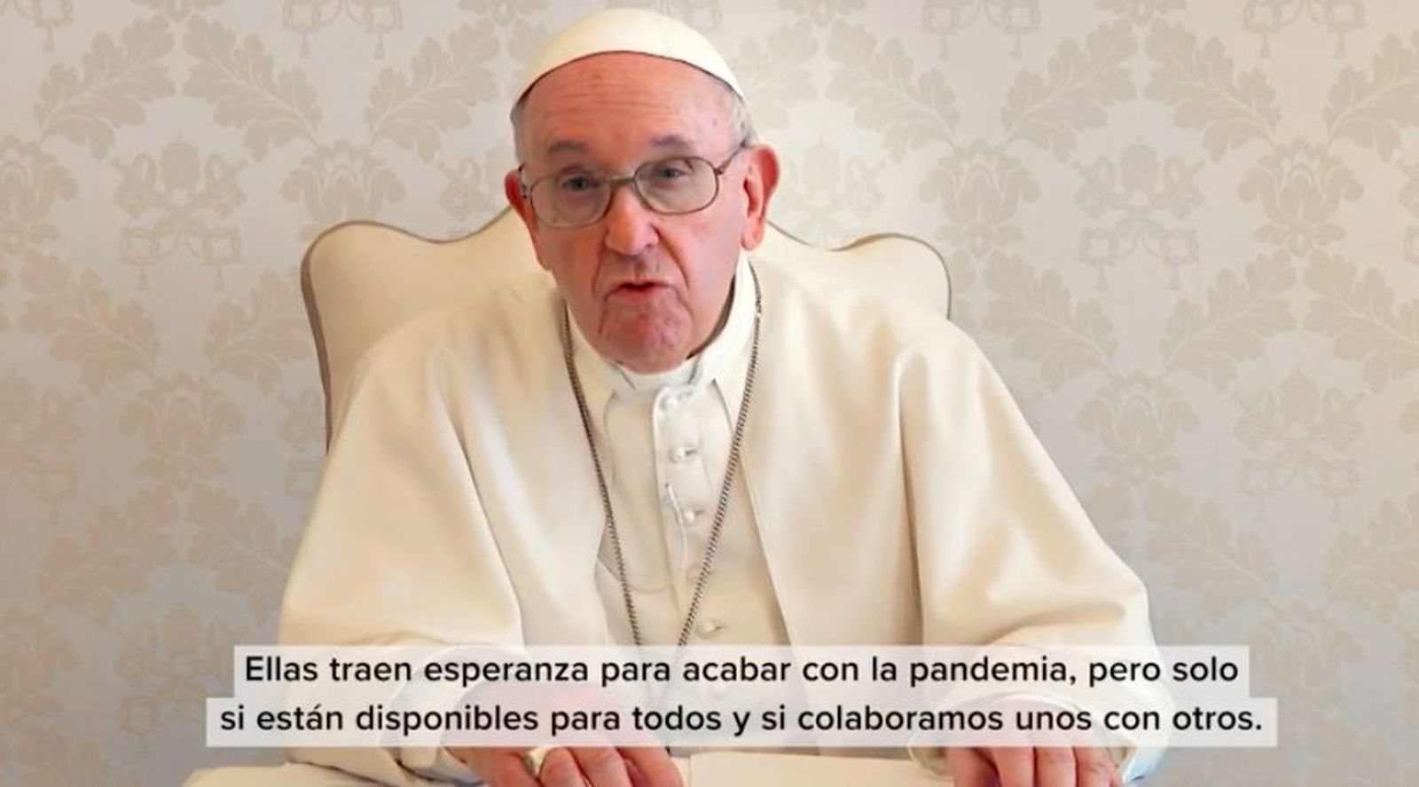 Francisco: "Vacunarse, y ayudar a que la mayoría de la gente lo haga, es un acto de amor"