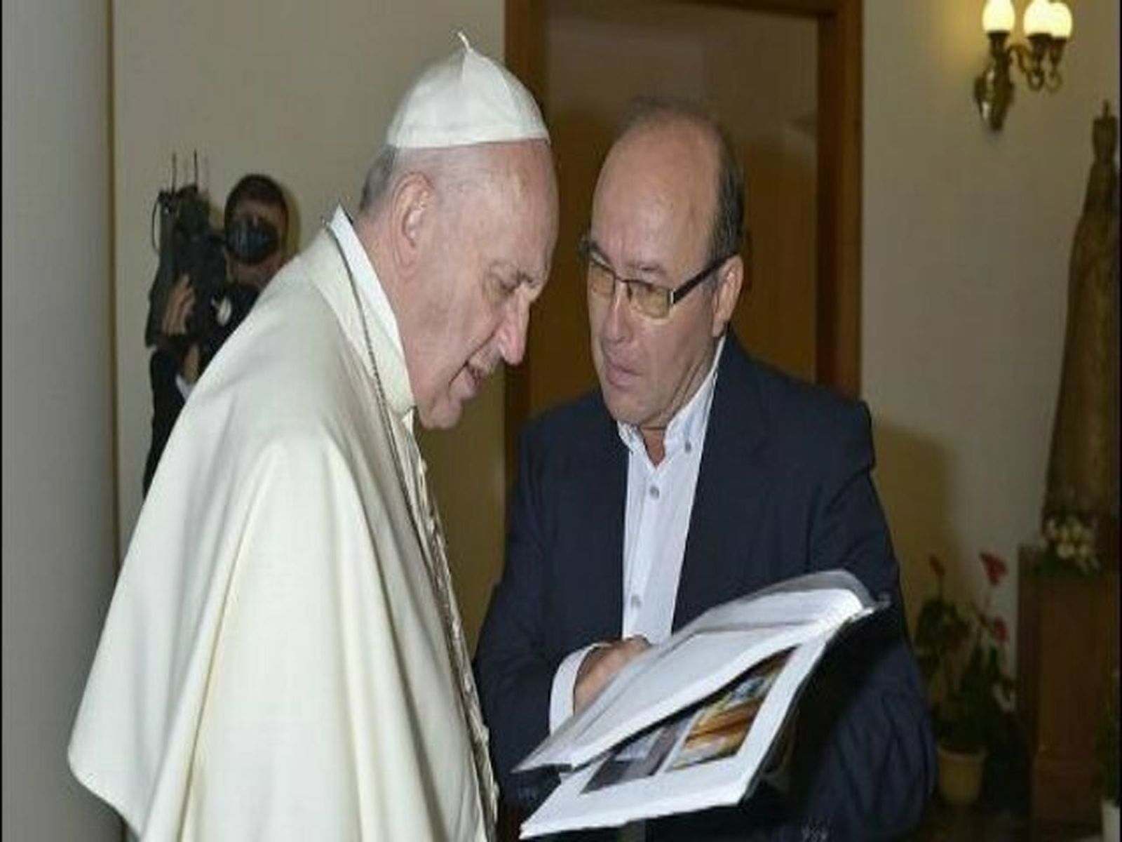 Francisco, con José Manuel Vidal