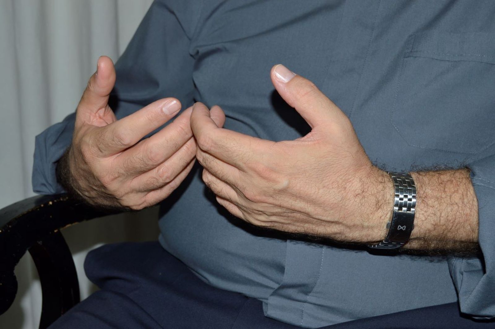 Las manos de Jesús Corbí