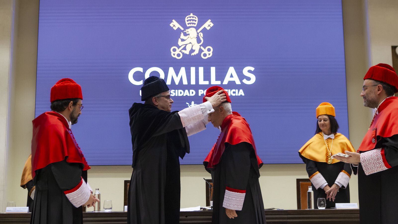 Josep Borrell, doctor 'honoris causa' en la Universidad Pontificia Comillas