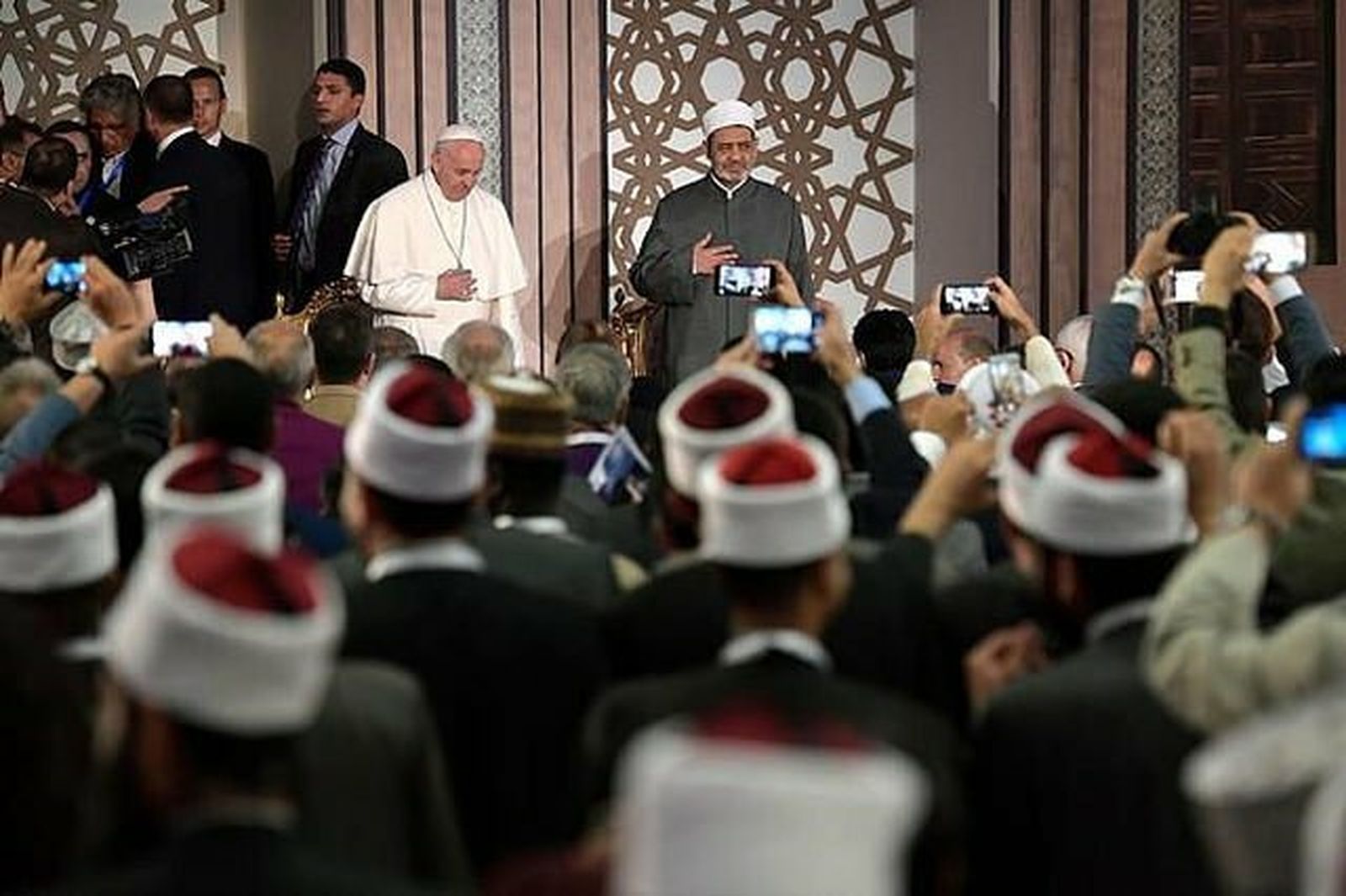 El Papa Francisco y el imán de Al-Azhar, Ahmed Muhammad al-Tayib