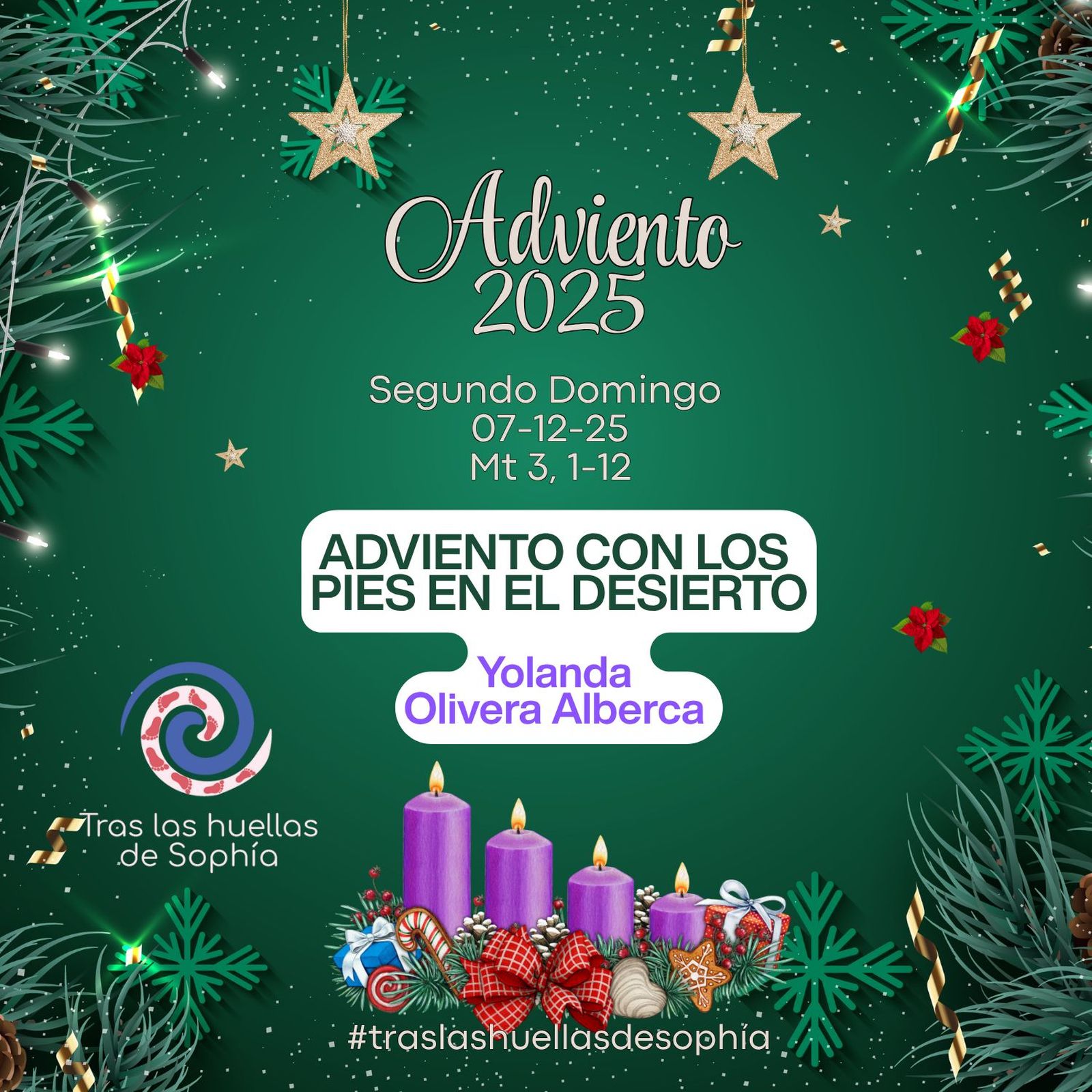 ADVIENTO CON LOS  PIES EN EL DESIERTO