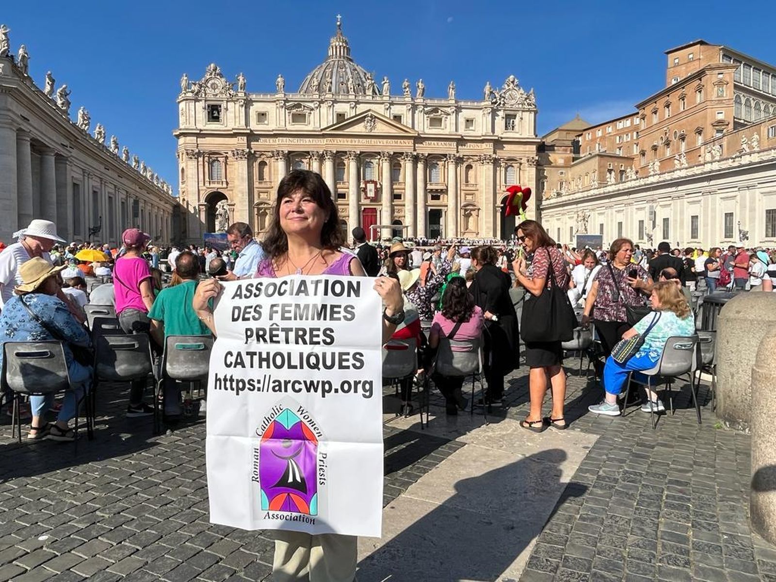 Christina Moreira, en el Vaticano