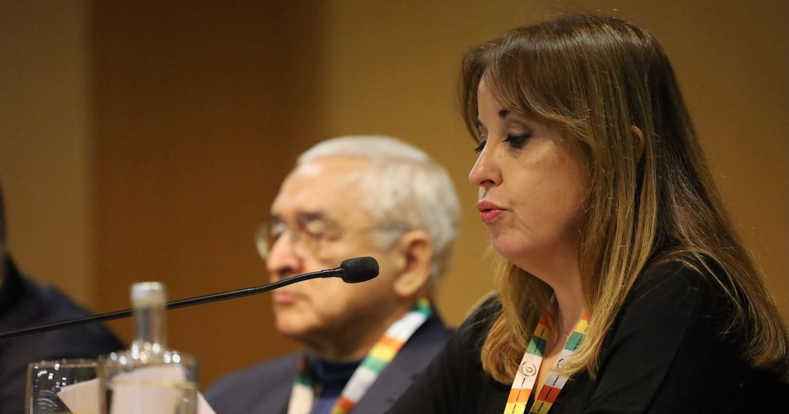 El presidente de los obispos portugueses y la coordinadora del Grupo Vita