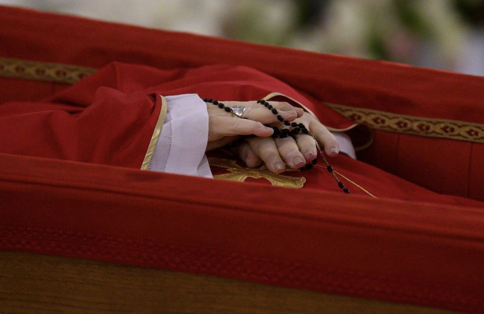 El féretro de Francisco