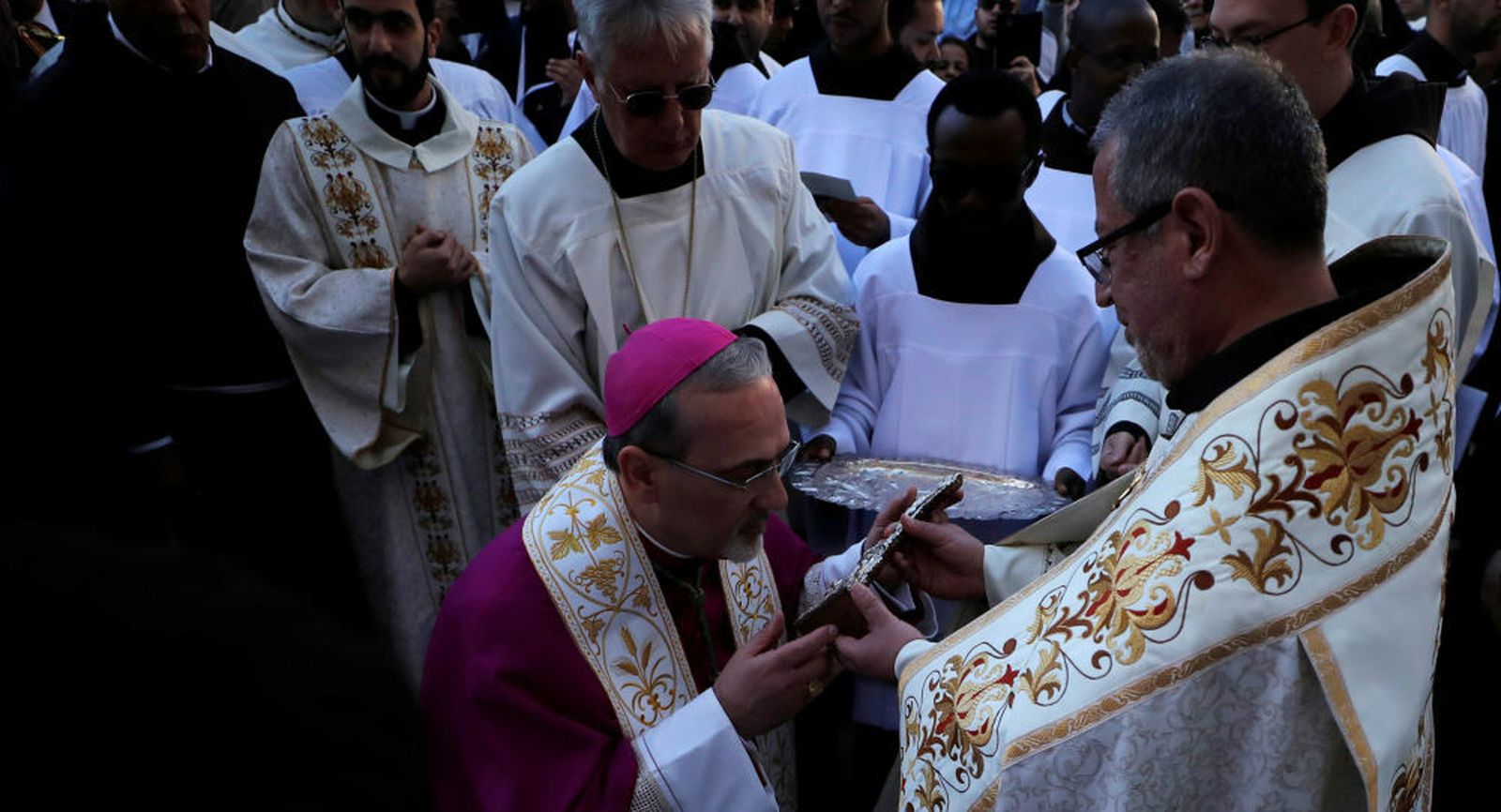 Pizzaballa, en Belén