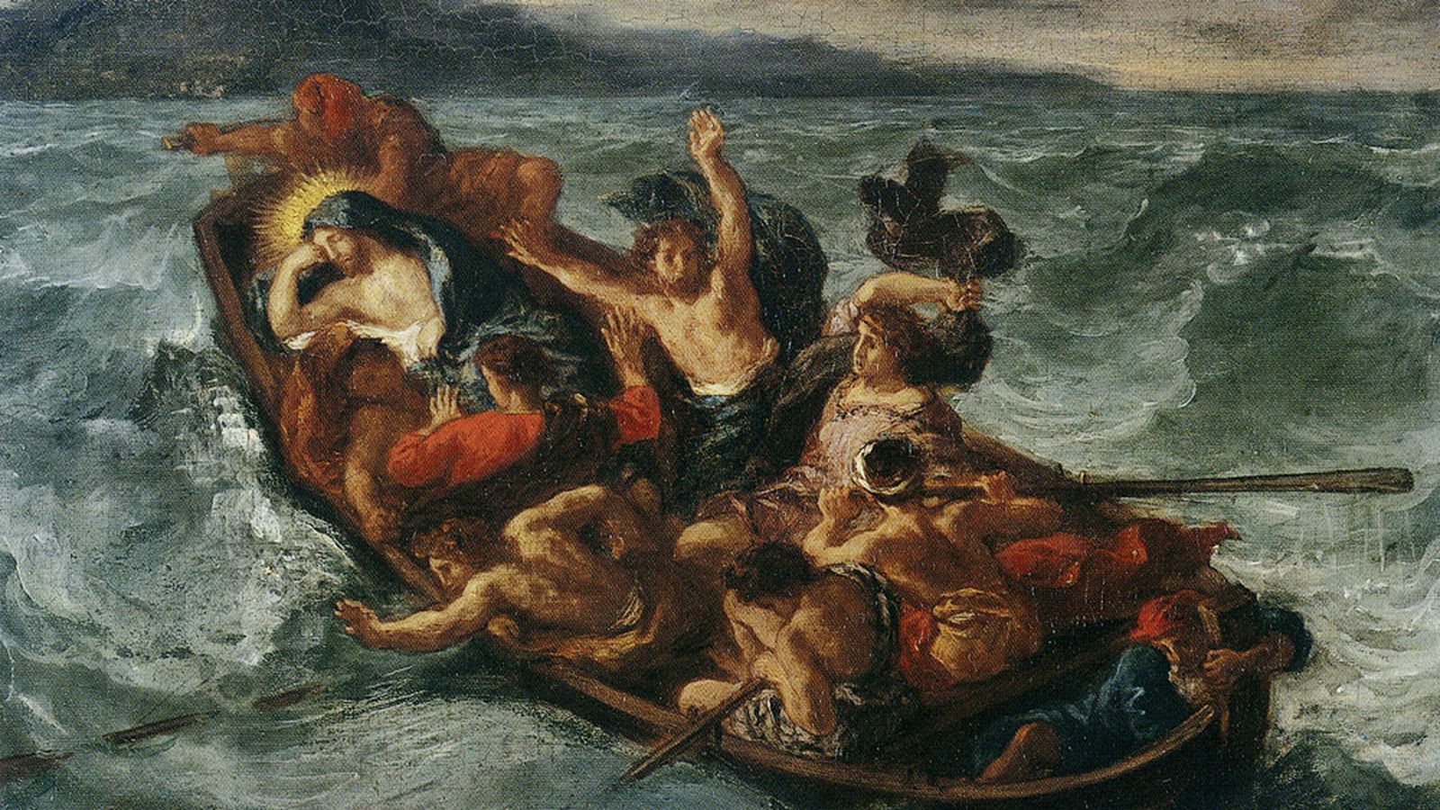 La barca de Pedro. Eugène Delacroix