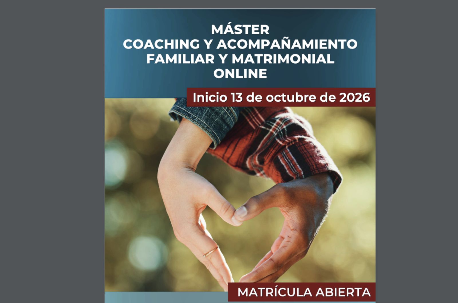 Máster dde acompañamiento familiar