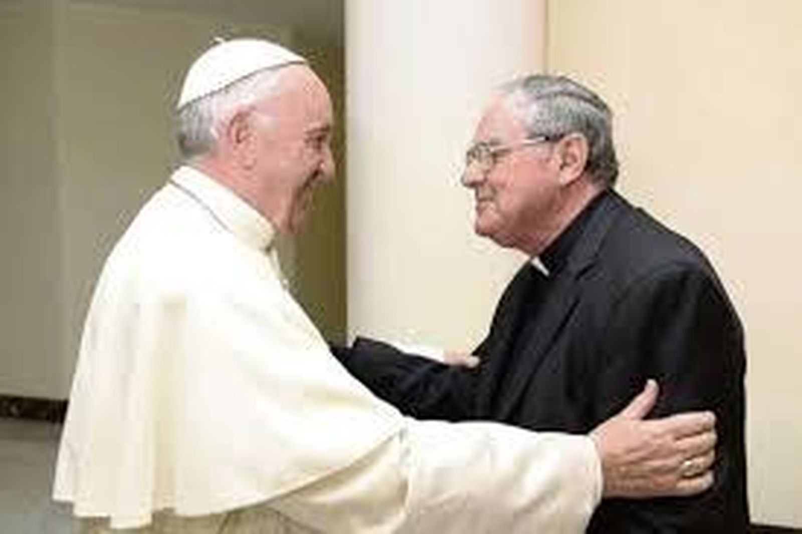 Mons. Ojea con el Papa Francisco
