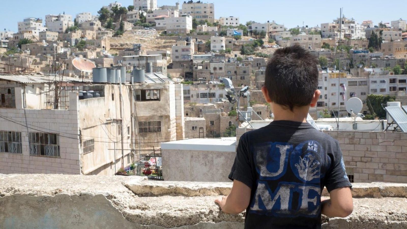 Niño palestino en Hebrón