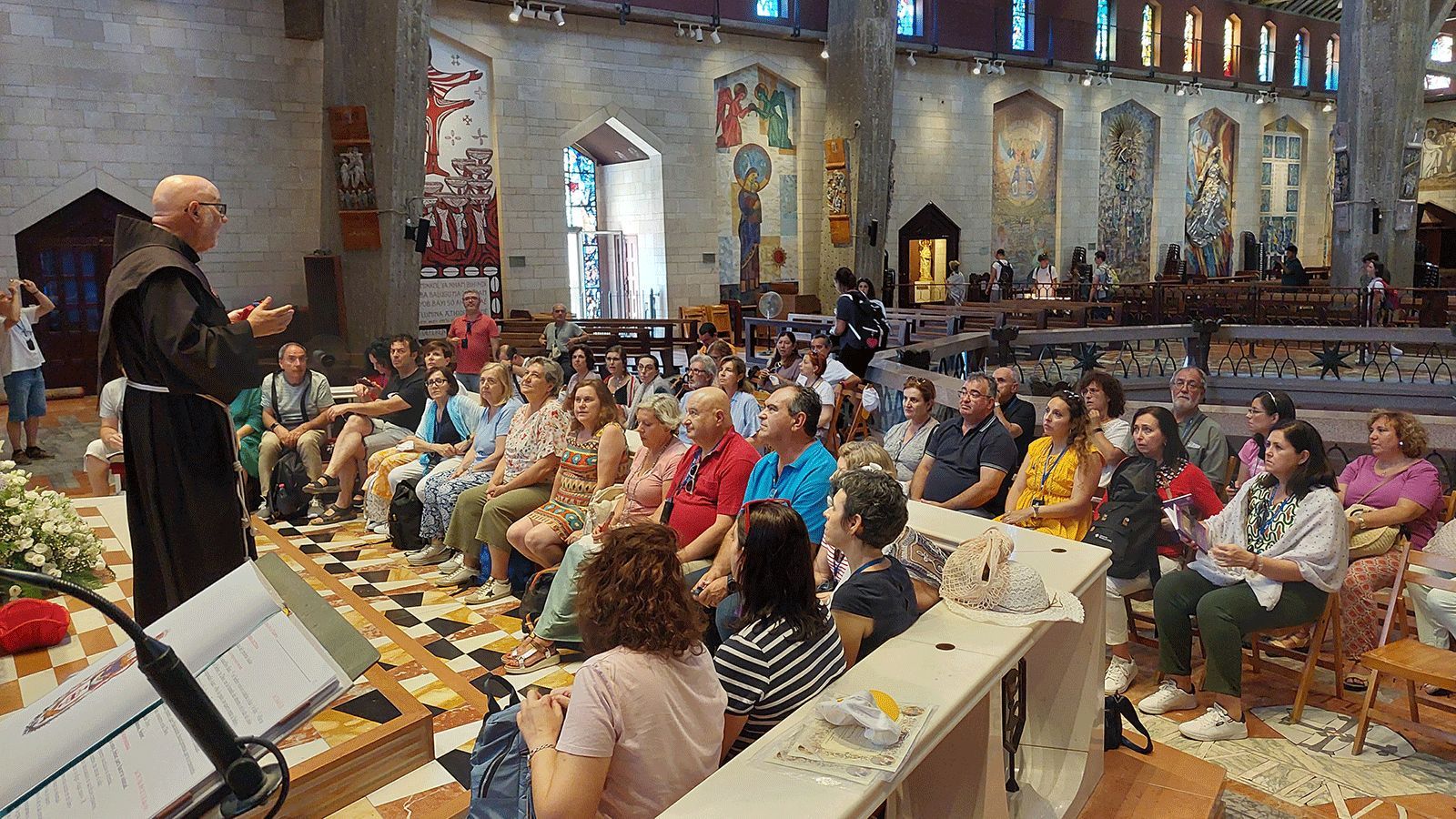 Una de las charlas explicativas