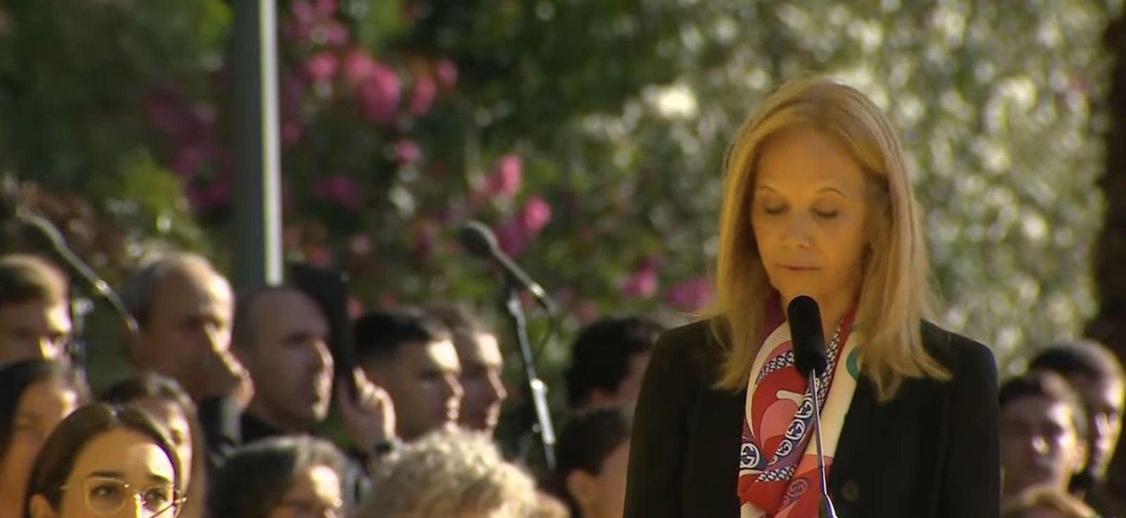 La rectora de la Universidad Católica