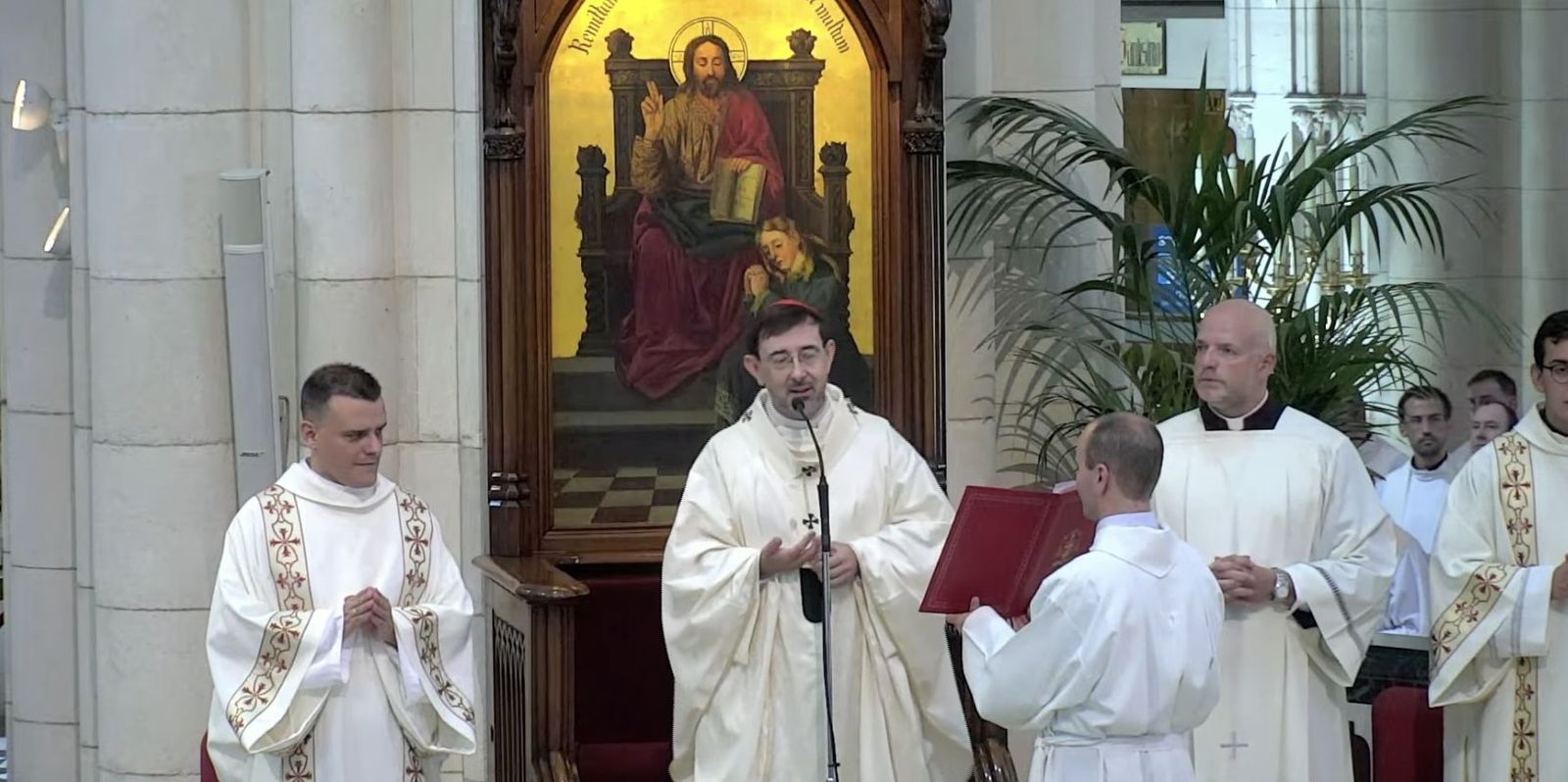 Cobo, durante la celebración