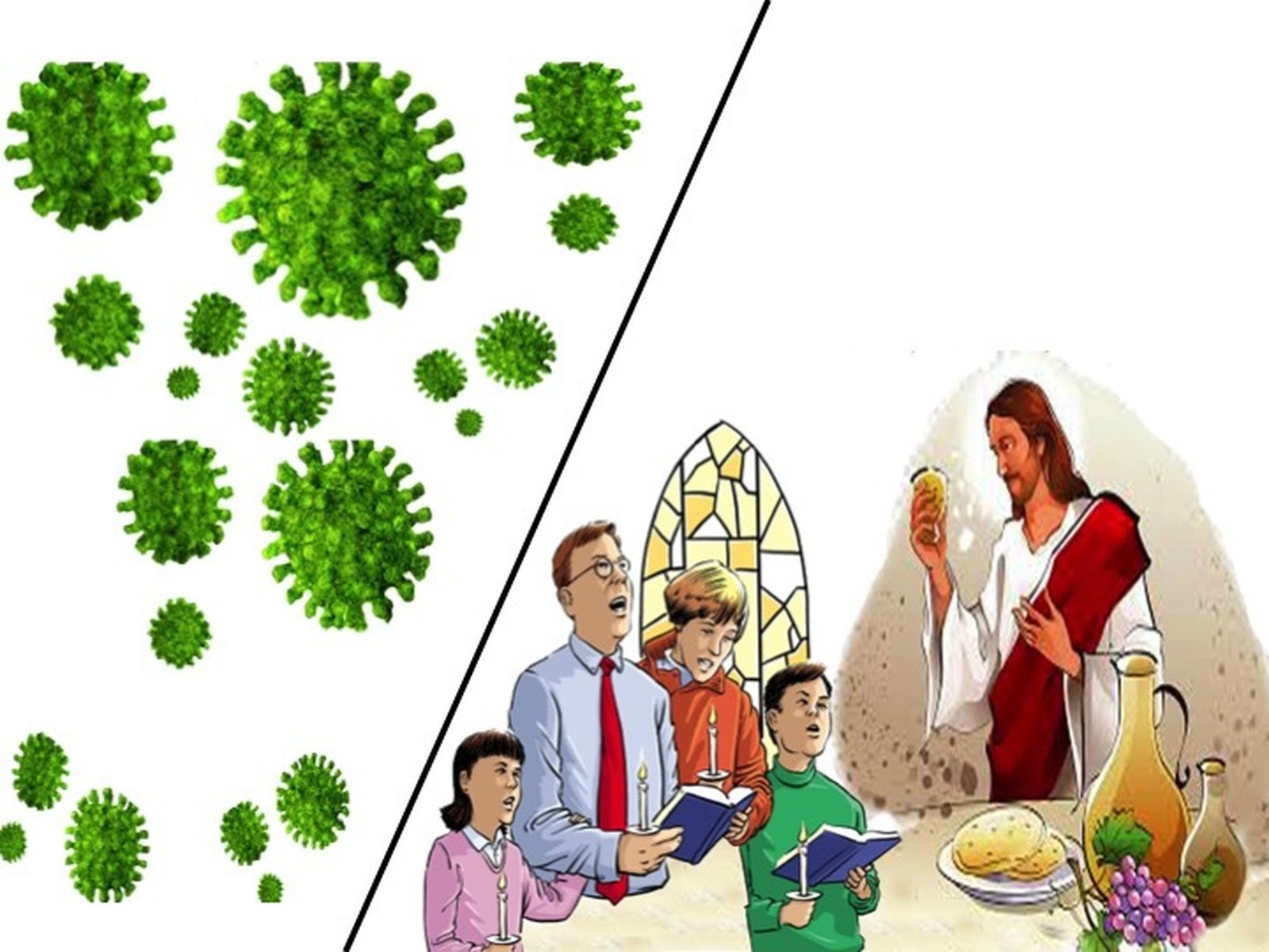 Misa familiar durante pandemia