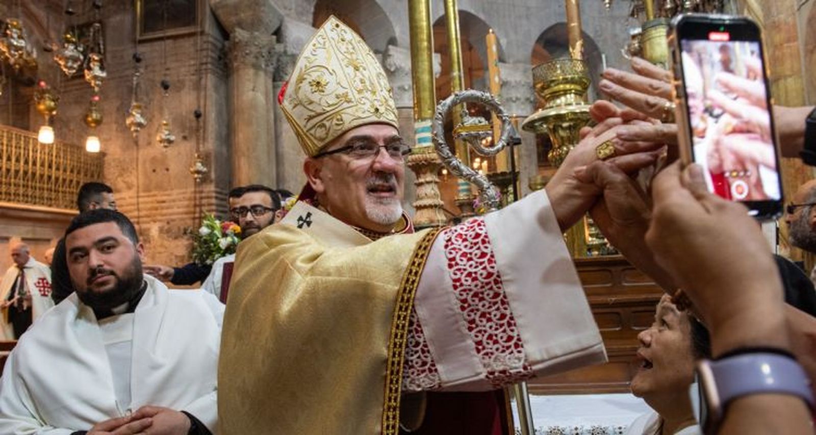 Pizzaballa, en el Santo Sepulcro