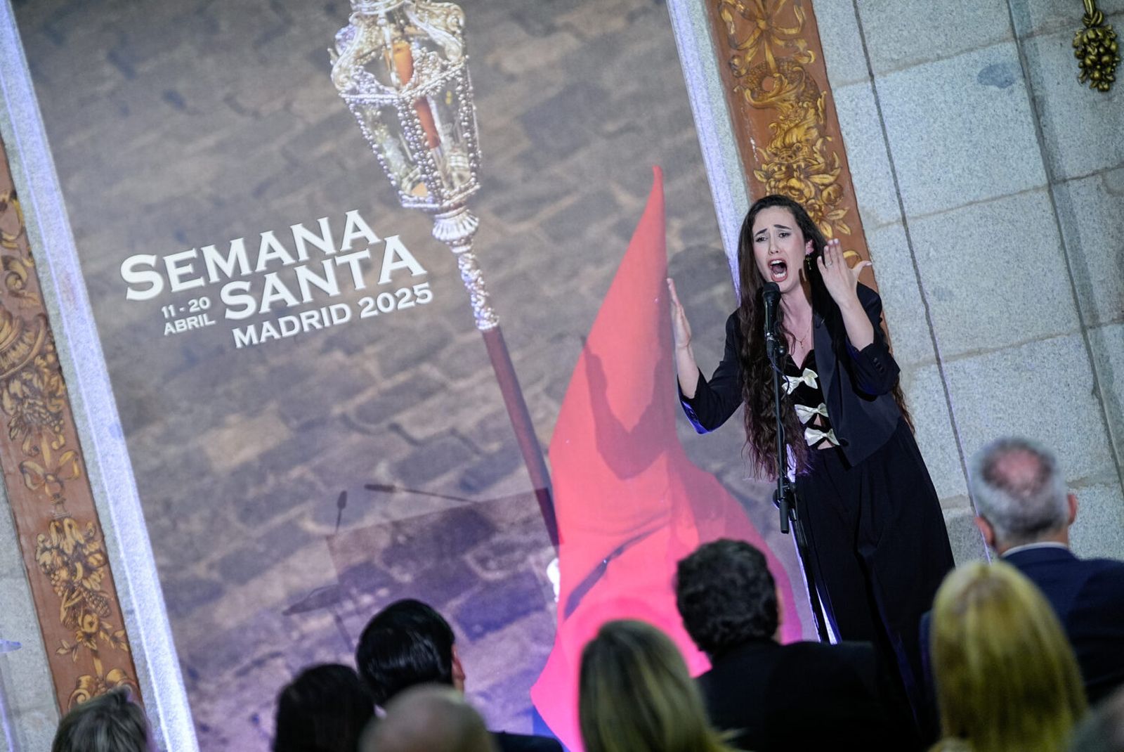 Rocio Luna en la presentación del programa de Semana Santa de Madrid 2025