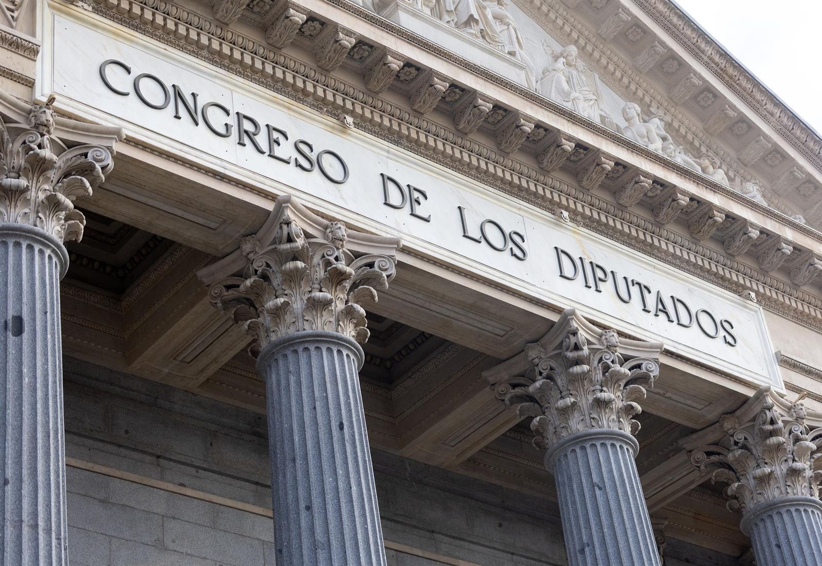 Fachada del Congreso de los Diputados