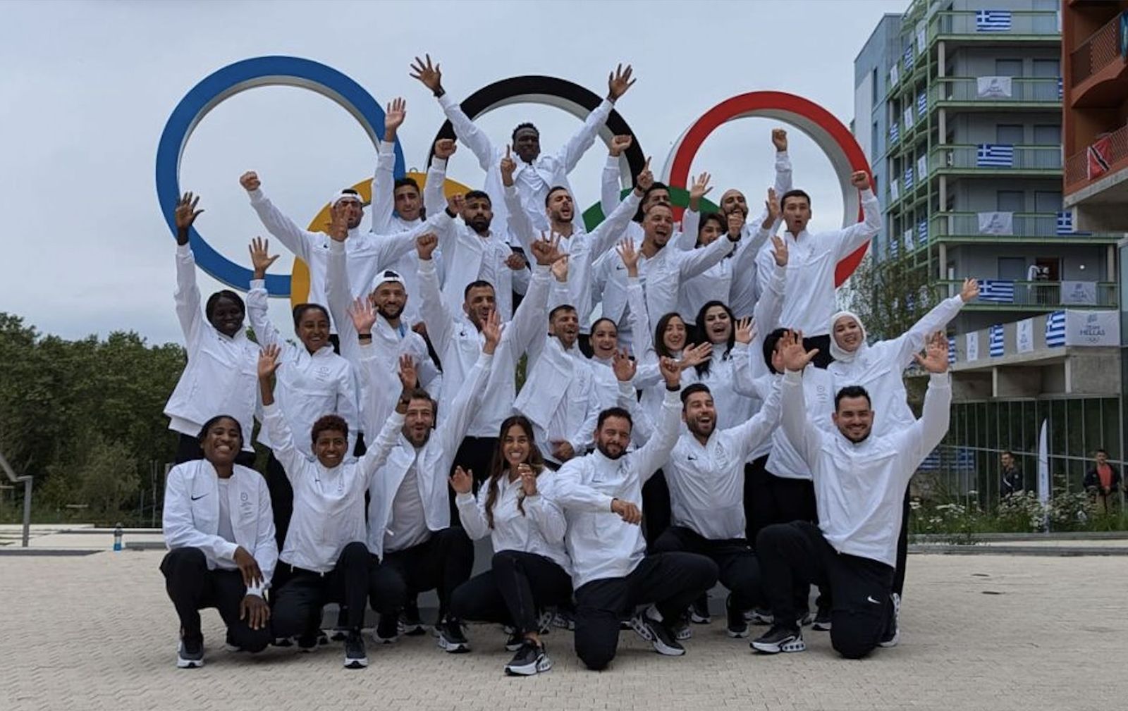 Los miembros del Equipo Olímpico de Refugiados