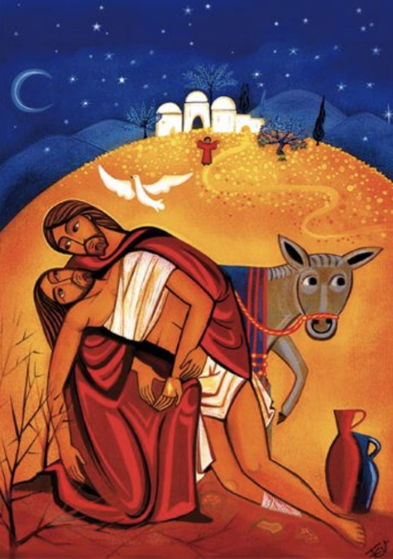 imagen del buen samaritano