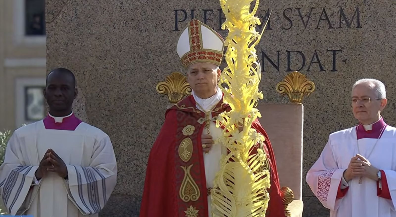 León XIV el Domingo de Ramos
